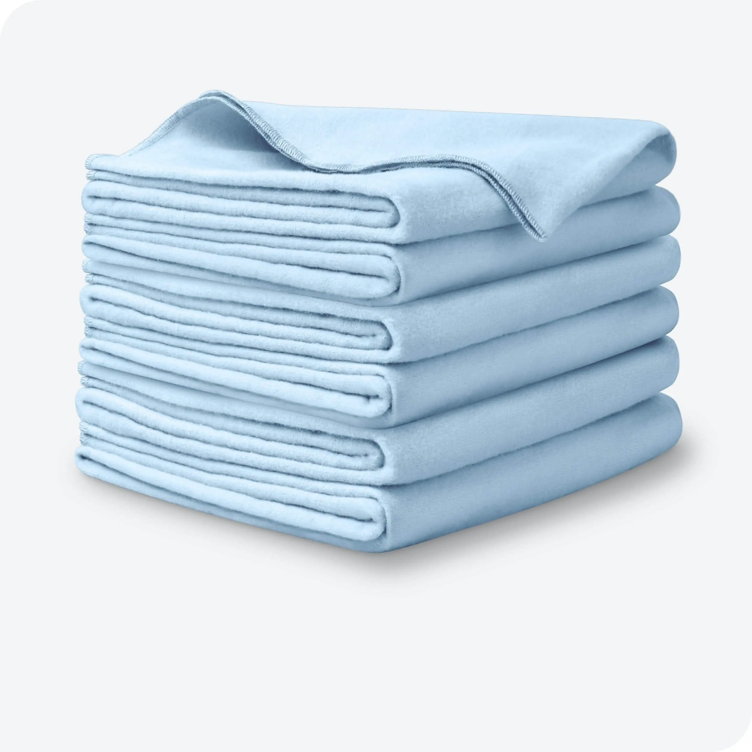 100% Cotton Flannel Receiving Blanket – 6-Pack