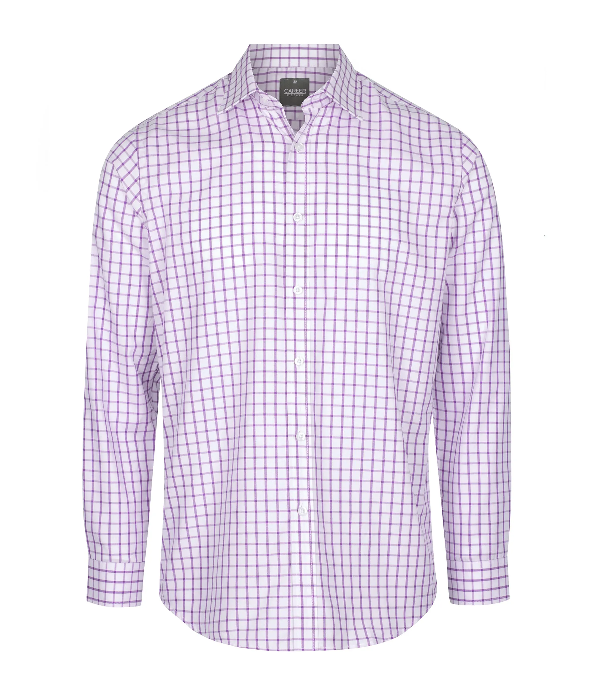 1712L Oxford Check Long Sleeve Shirt