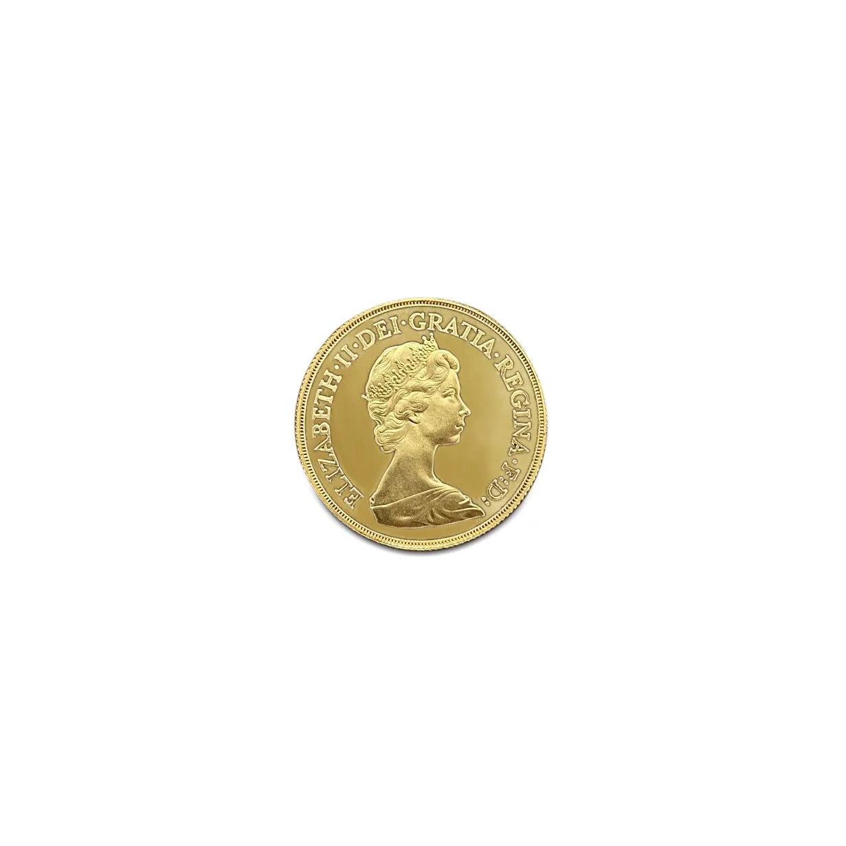 1983 Royal Mint Proof £2 Double Sovereign 22ct Gold Coin