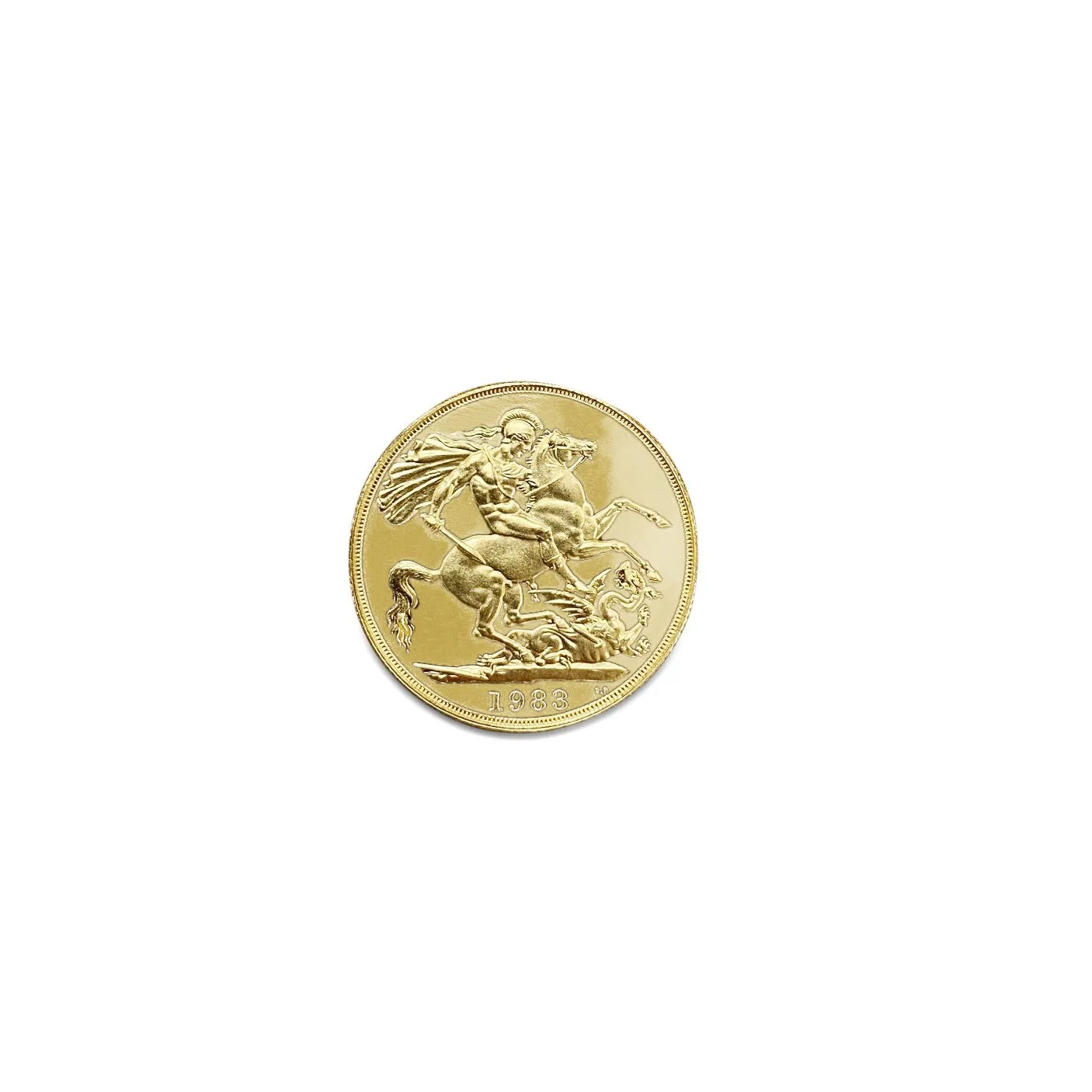 1983 Royal Mint Proof £2 Double Sovereign 22ct Gold Coin