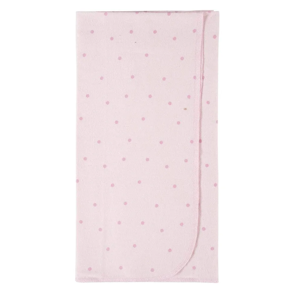 4-Pack Baby Girls Princess Flannel Receiving Blankets