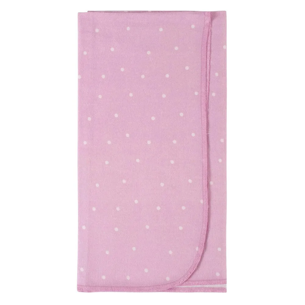 4-Pack Baby Girls Princess Flannel Receiving Blankets