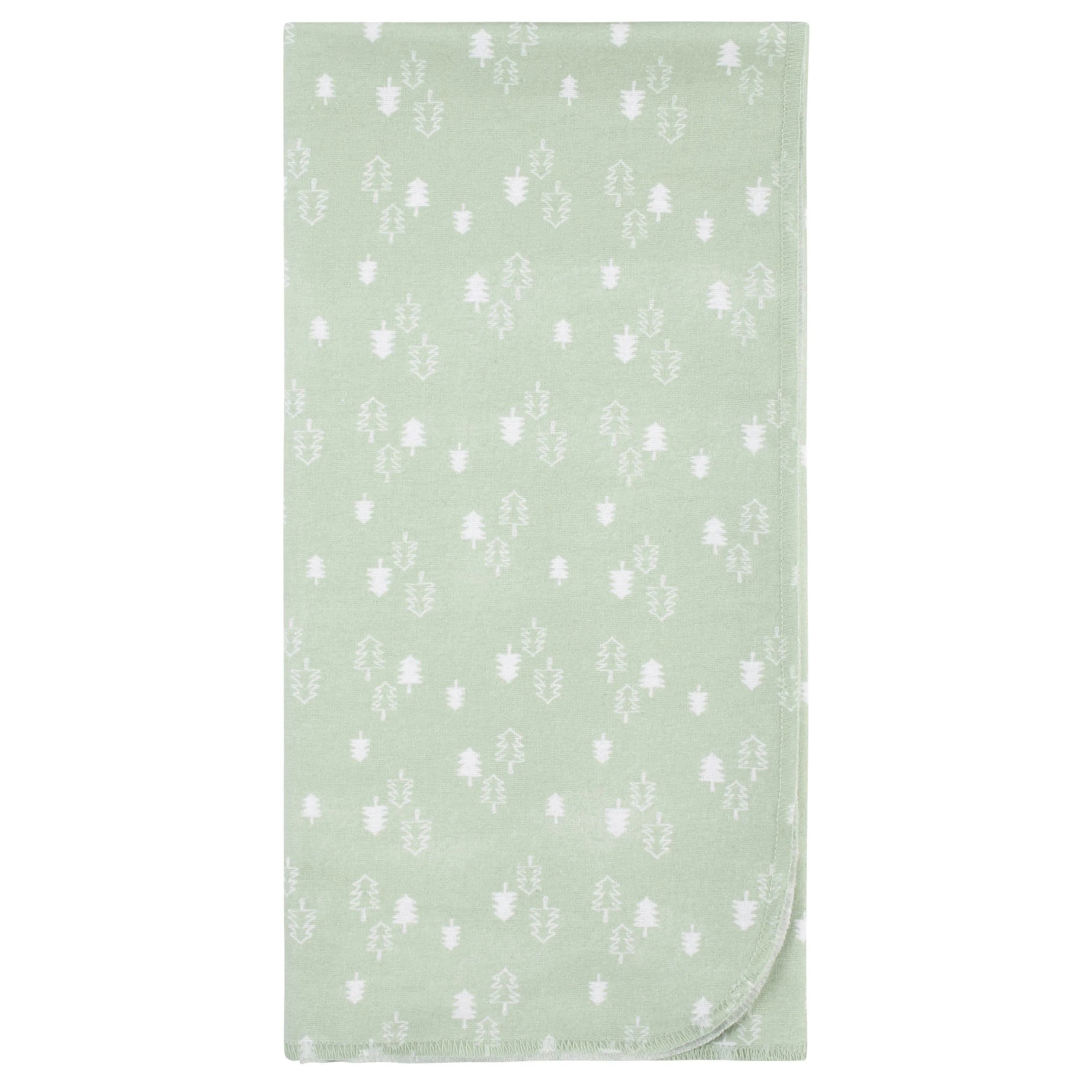 5-Pack Baby Boys Woodland Flannel Receiving Blankets