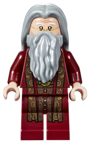 Albus Dumbledore, Dark Red Robe, Light Bluish Gray Hair