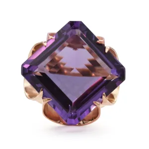 Amethyst Two Colour Ring By Dolce & Gabbana