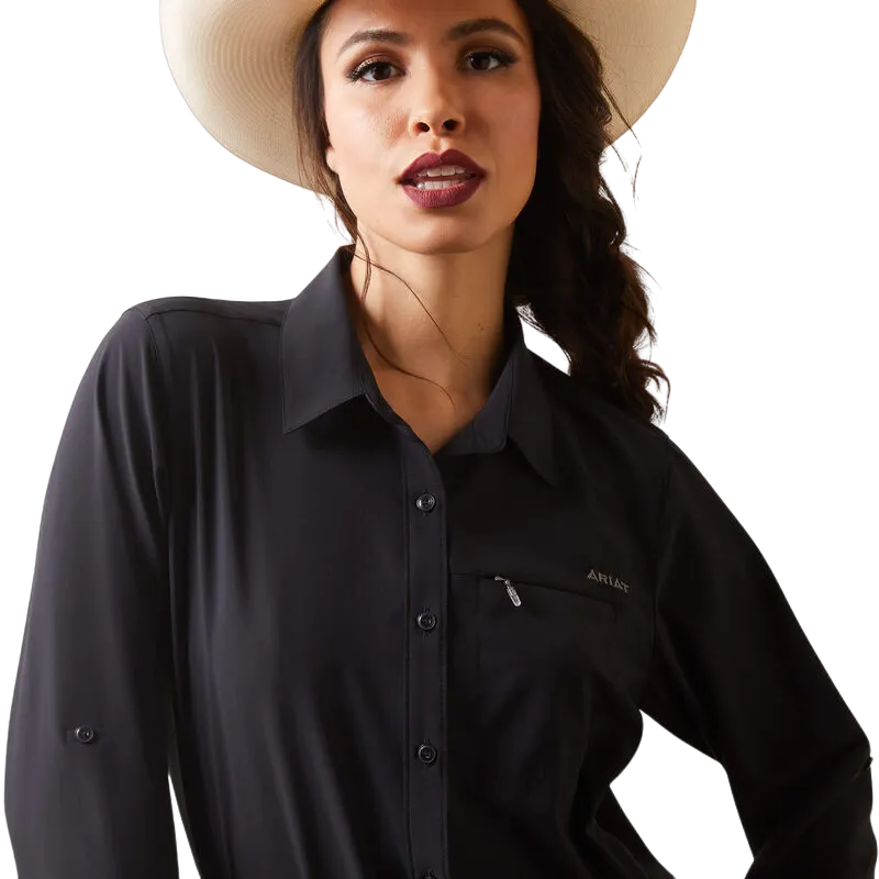 Ariat Women's Black Ventek Stretch Shirt