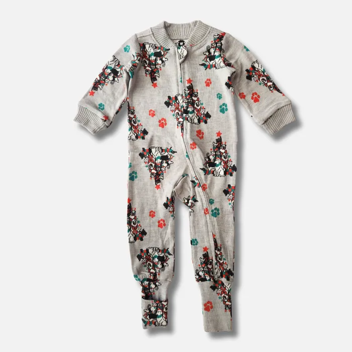 Baby Onesie - Gray Pets