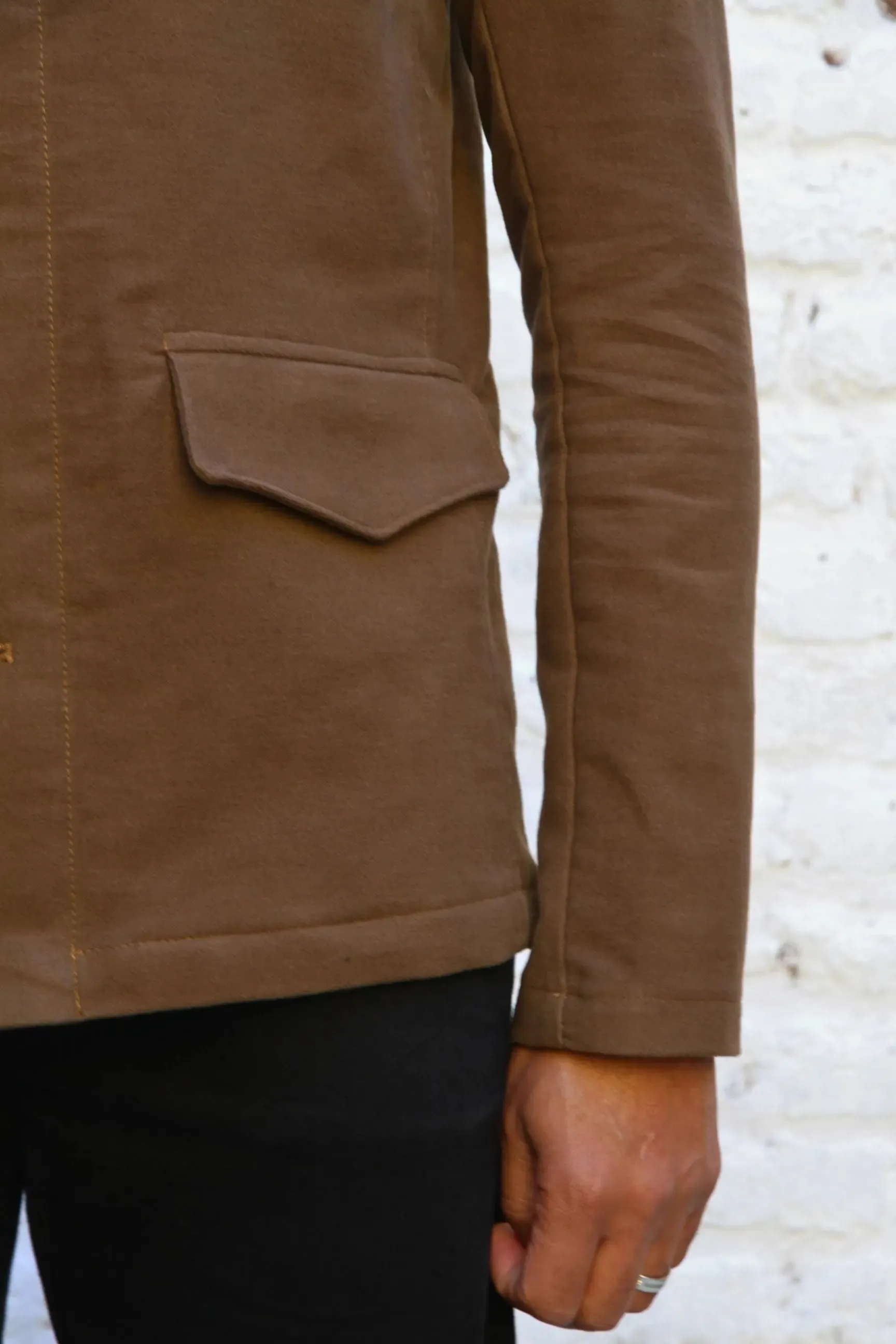 Baker Four Pocket Jacket - Camel Moleskin