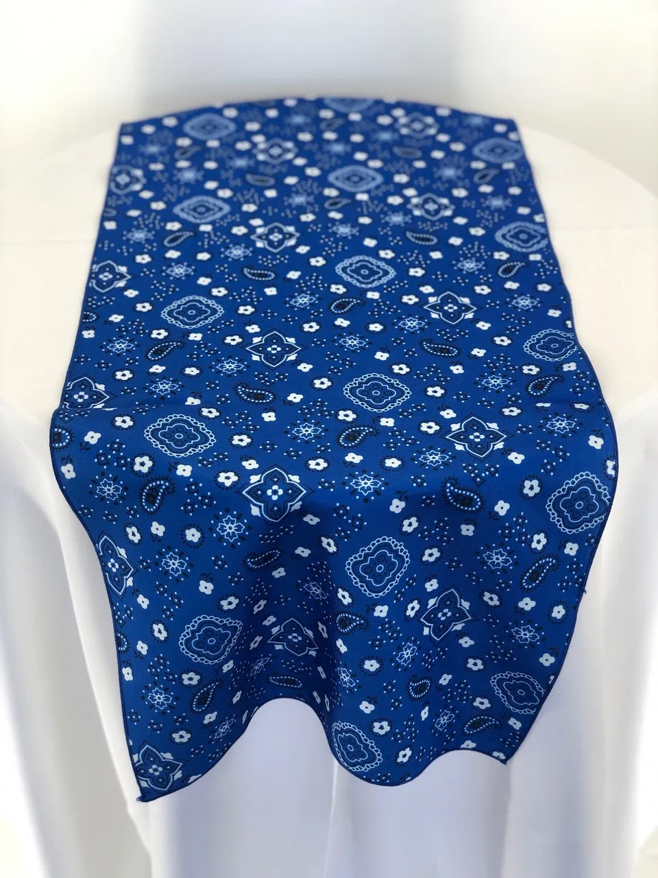 Blue Bandana Table Runners