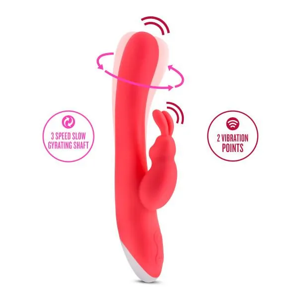 Blush Hop Rave Rabbit Rechargeable Dual Stimulating Vibrator