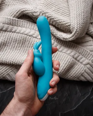 Blush Hop Rave Rabbit Rechargeable Dual Stimulating Vibrator