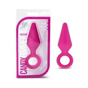 Blush Luxe Candy Rimmer Medium Silicone Anal Plug Pink