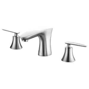 Chord Widespread Bathroom Faucet in Brushed Nickel