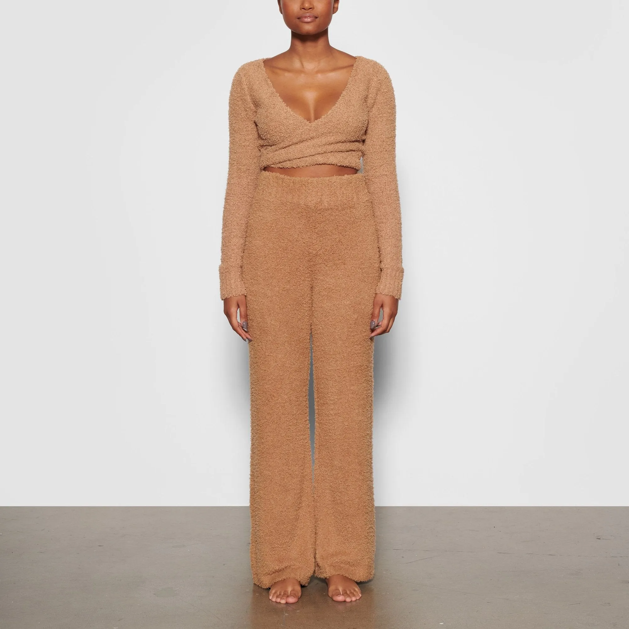 COZY KNIT PANT | CAMEL