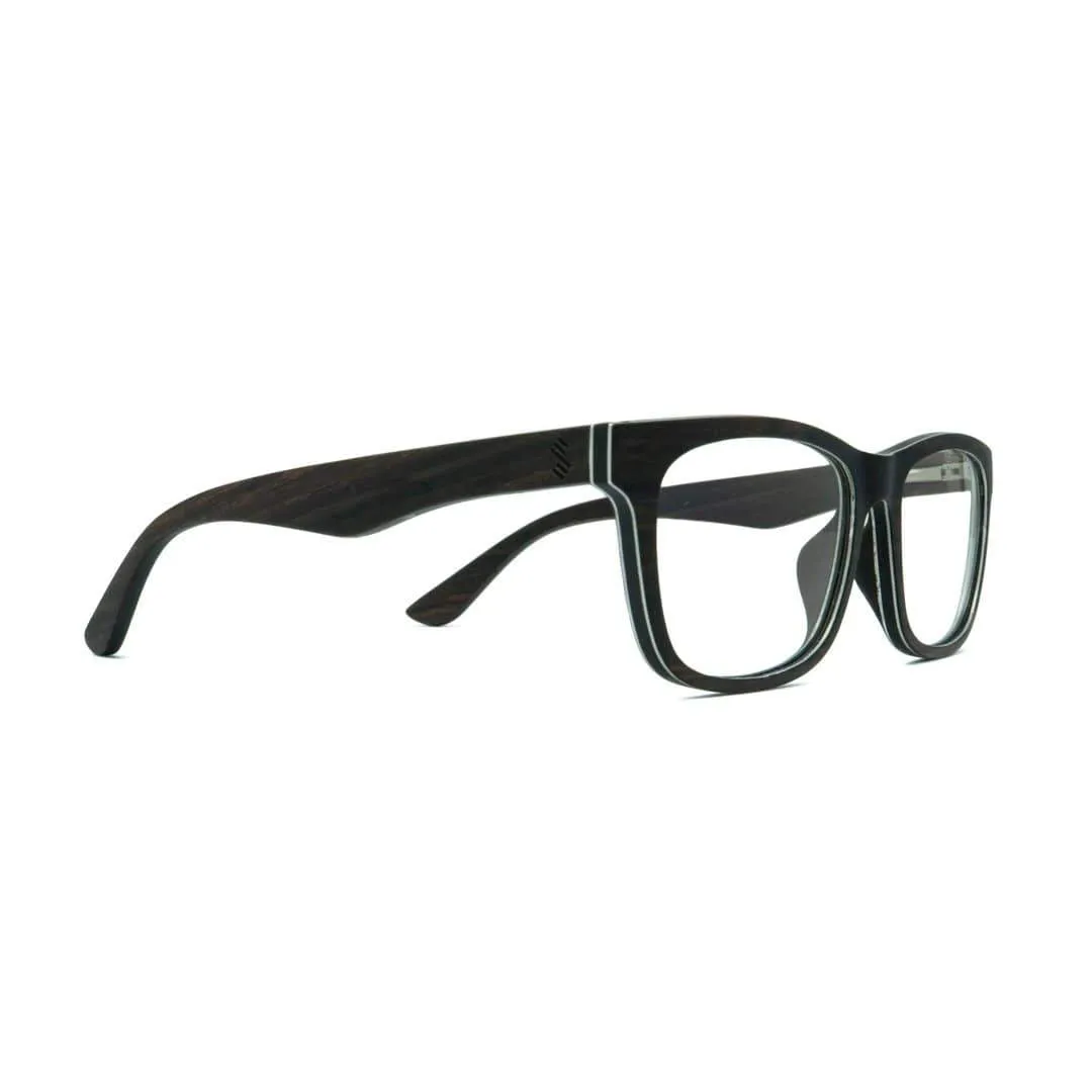 Entrepreneur Ebony - Wood Eyeglasses