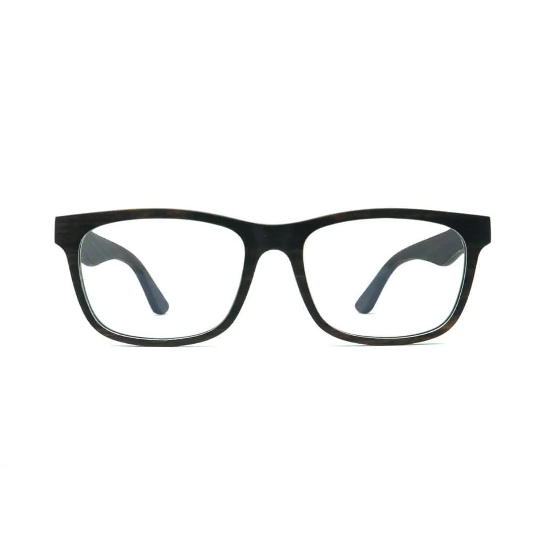 Entrepreneur Ebony - Wood Eyeglasses