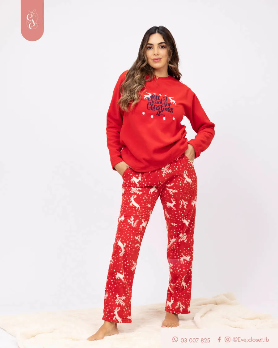 EVE.CLOSET Ladies' Polar Pajamas