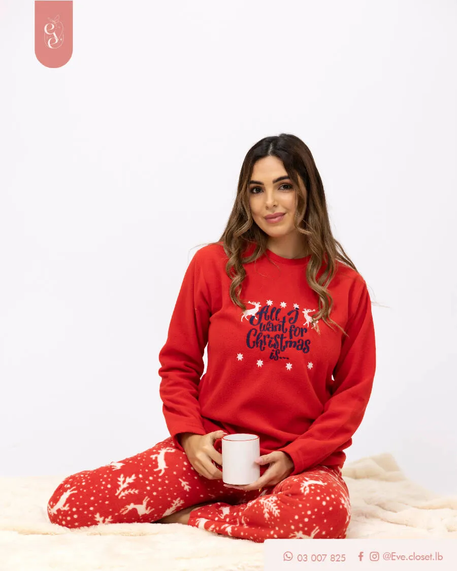 EVE.CLOSET Ladies' Polar Pajamas