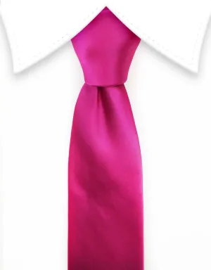 Extra Long Hot Pink Tie - 3XL Neckties