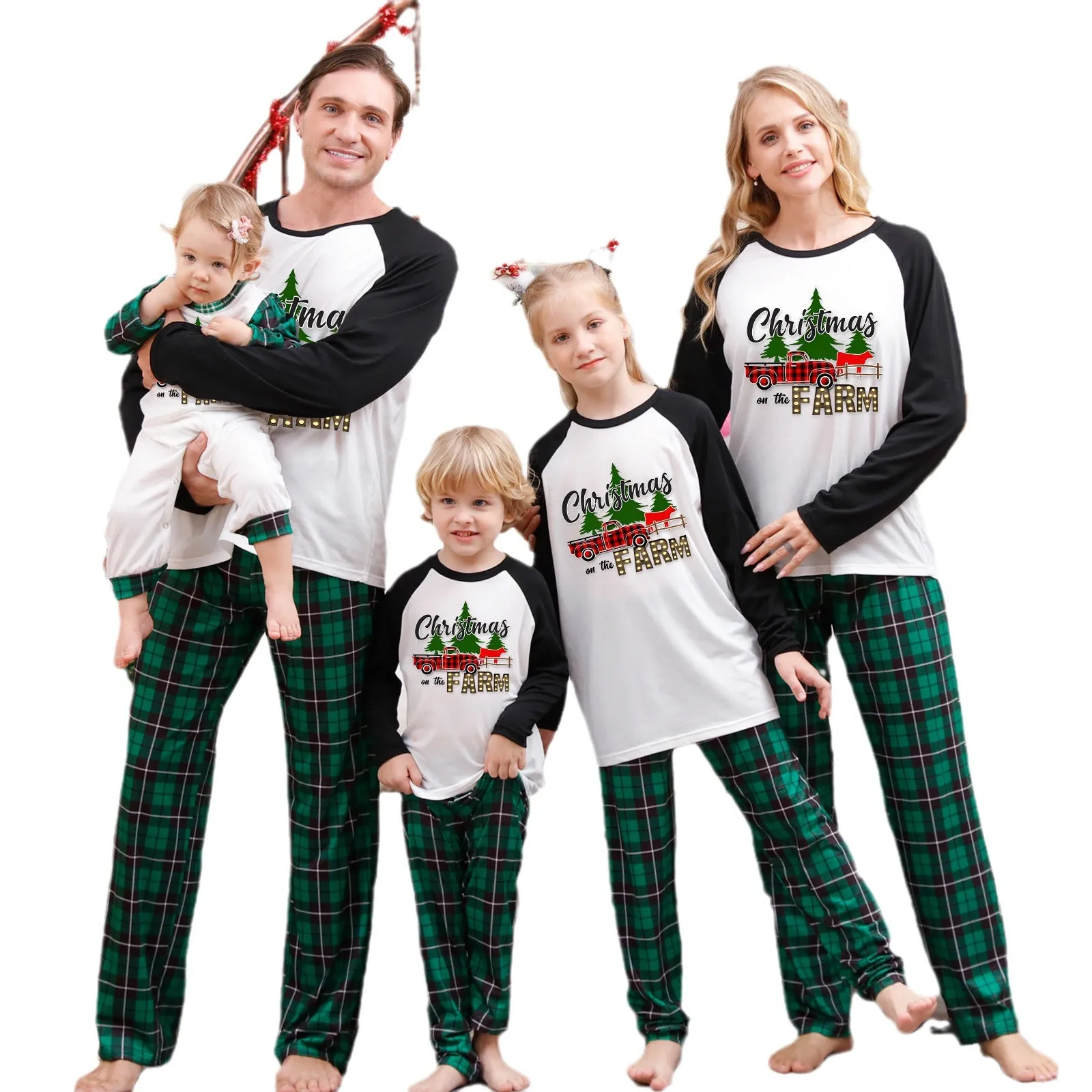 Family Matching Grinch Parent-Child Pajama Set