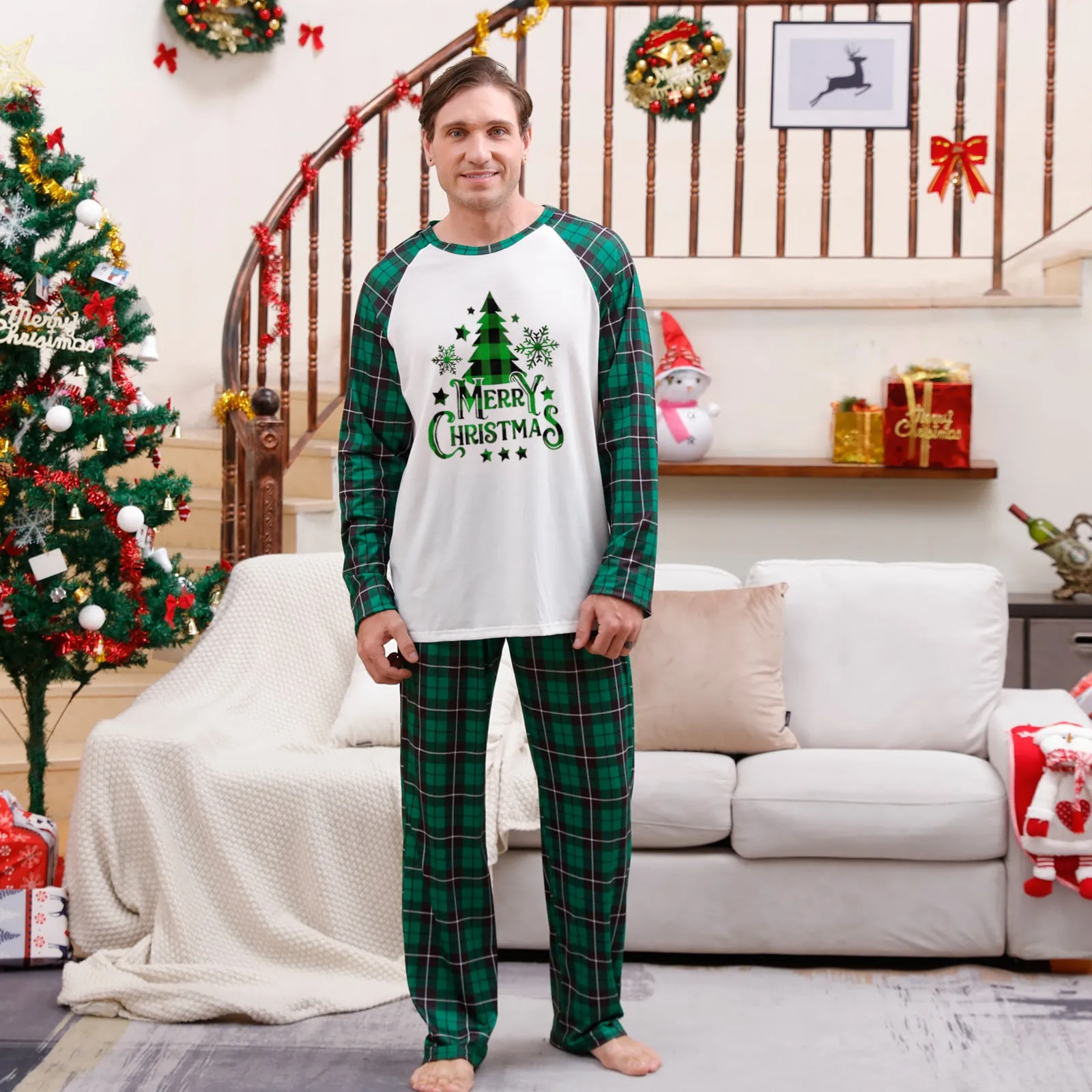 Family Matching Parent-Child Pajama Set