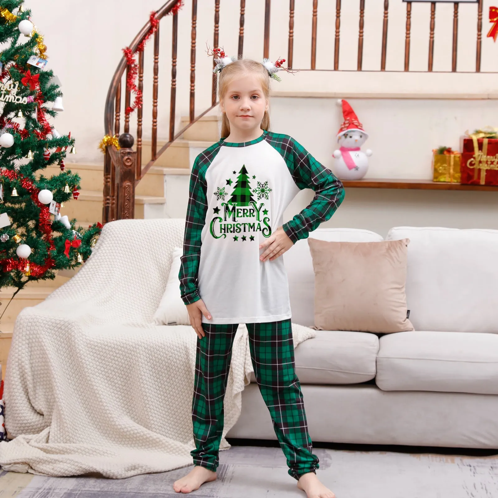 Family Matching Parent-Child Pajama Set