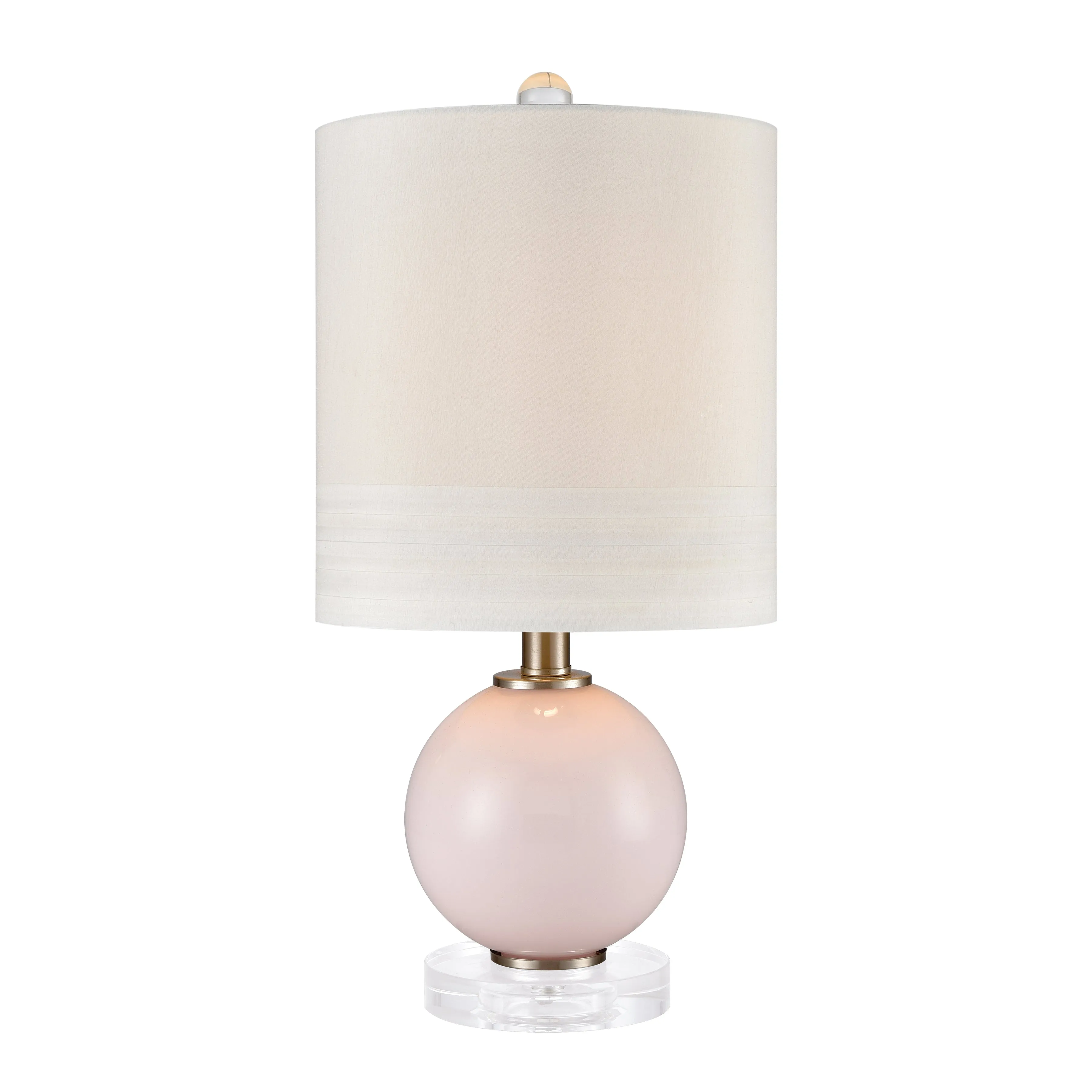 Fay 20" Table Lamp in Pink