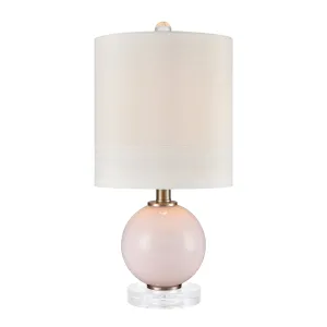 Fay 20" Table Lamp in Pink