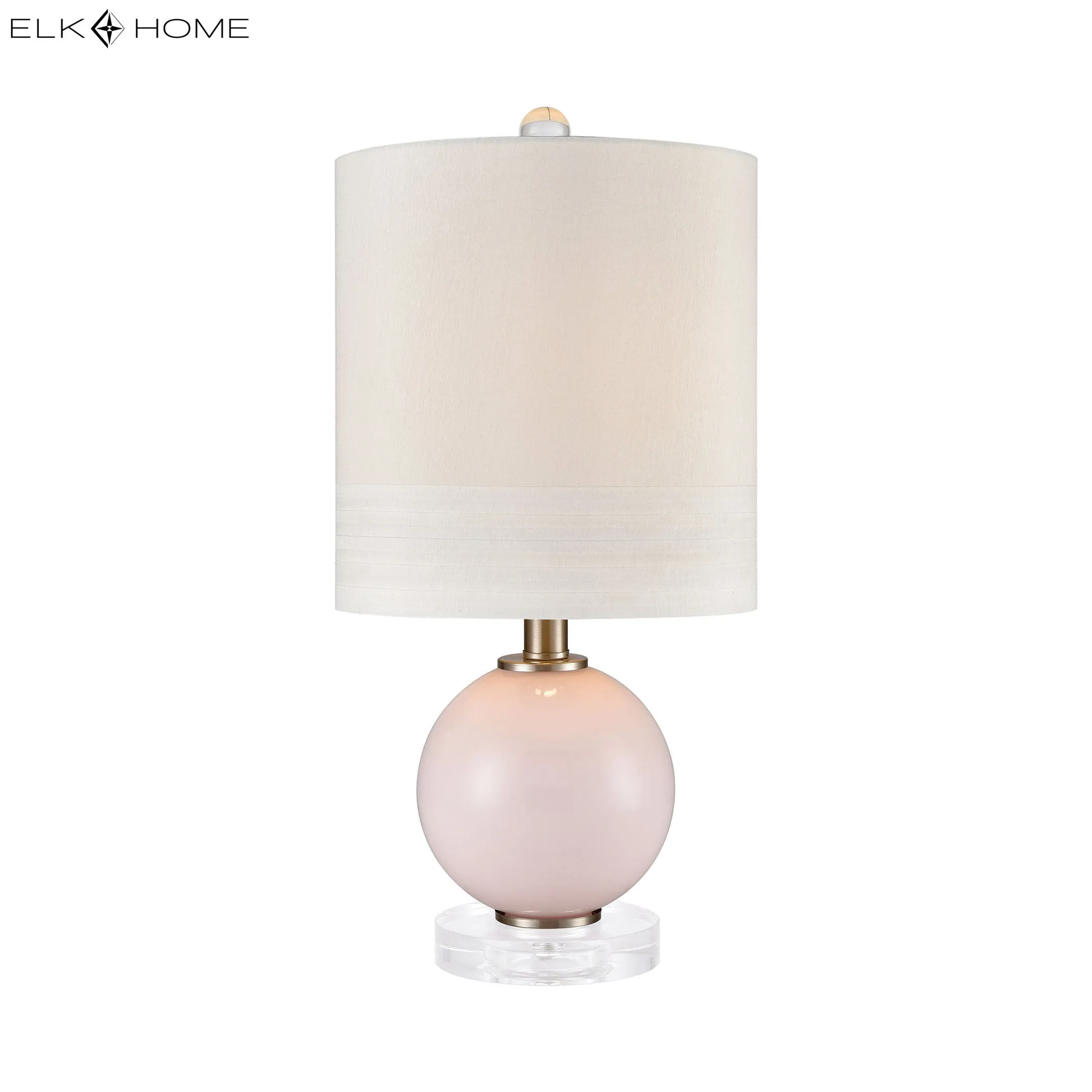 Fay 20" Table Lamp in Pink