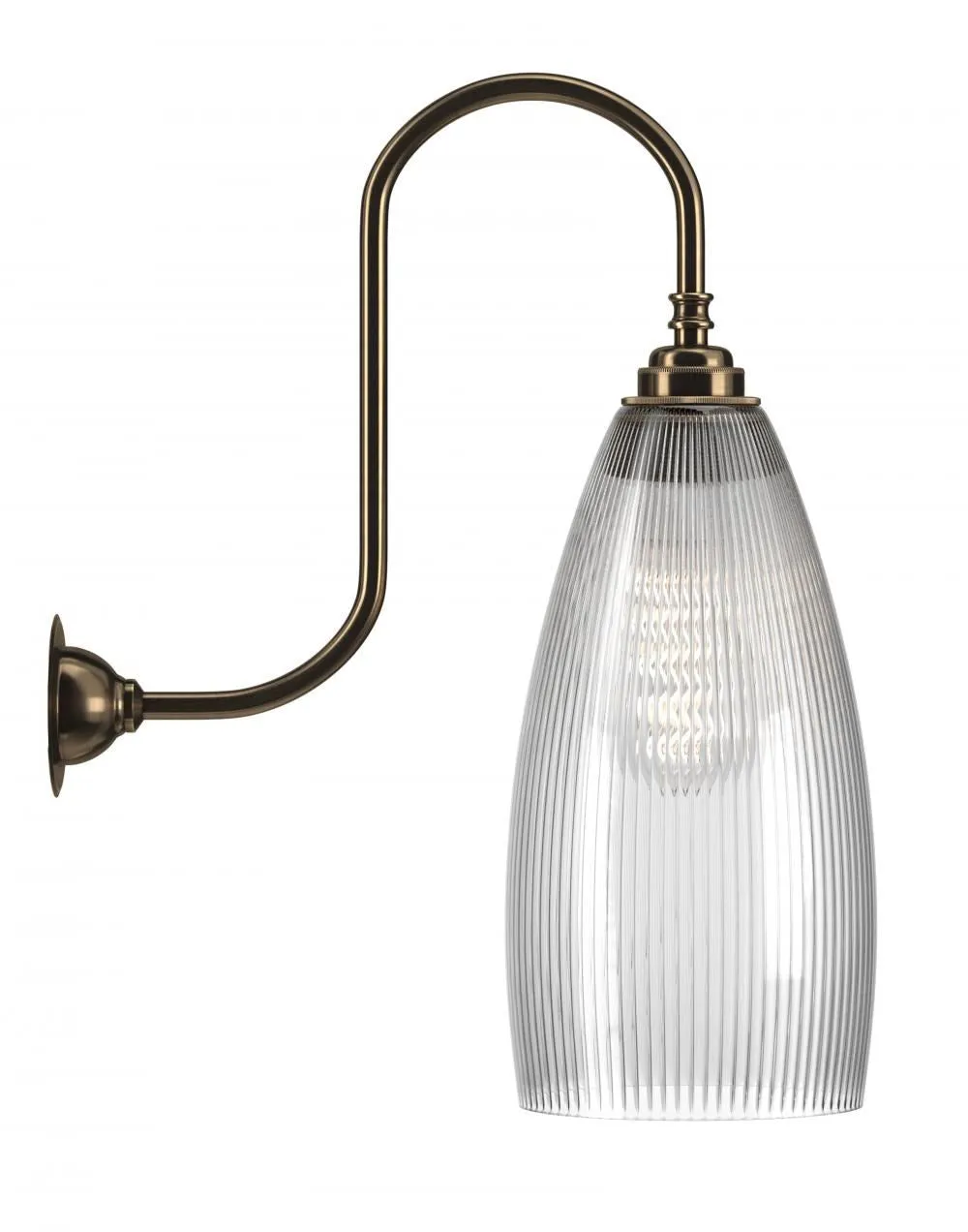 Fritz Fryer Upton Swan Neck Wall Light