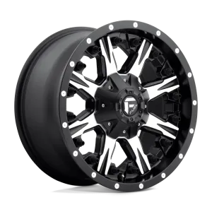 Fuel Nutz Wheels Matte Black Machined D541 | 2023-2016 Toyota Tacoma / 2010  4Runner (Multiple Size Options)