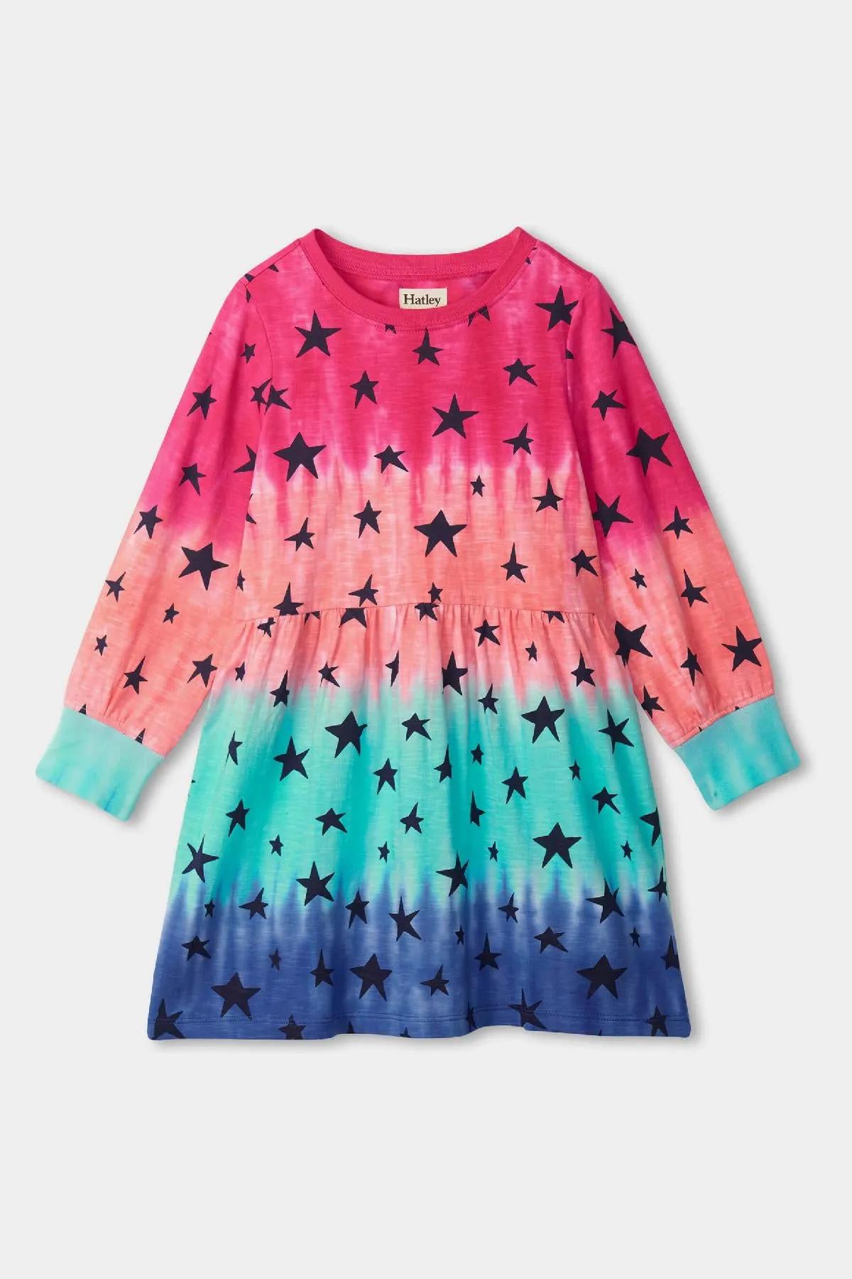 Girls Dress Hatley Rainbow Galaxy Skater