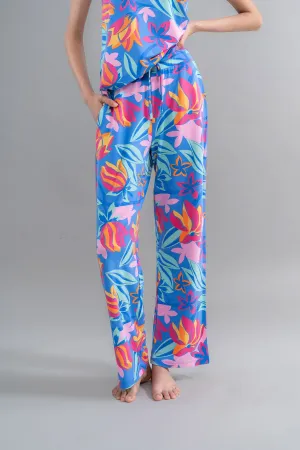 Hawaii Flower Modal Flared Pajamas