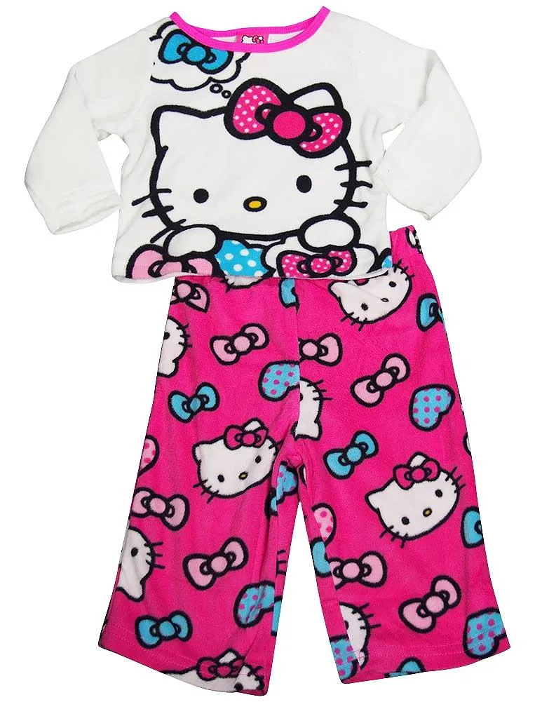 Hello Kitty - Baby Girls Long Sleeve Hello Kitty Pajamas