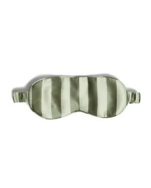 Hommey Silk Eyemask - Wasabi Stripes