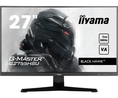 Iiyama G-Master Black Hawk G2755hsu-B1 - Led Monitor - 27" - 1920 X 1080 Full Hd (1080P) @ 100 Hz - Va - 250 Cd/M� - 400