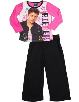 Justin Bieber - Big Girls Long Sleeve Justin Bieber Pajamas