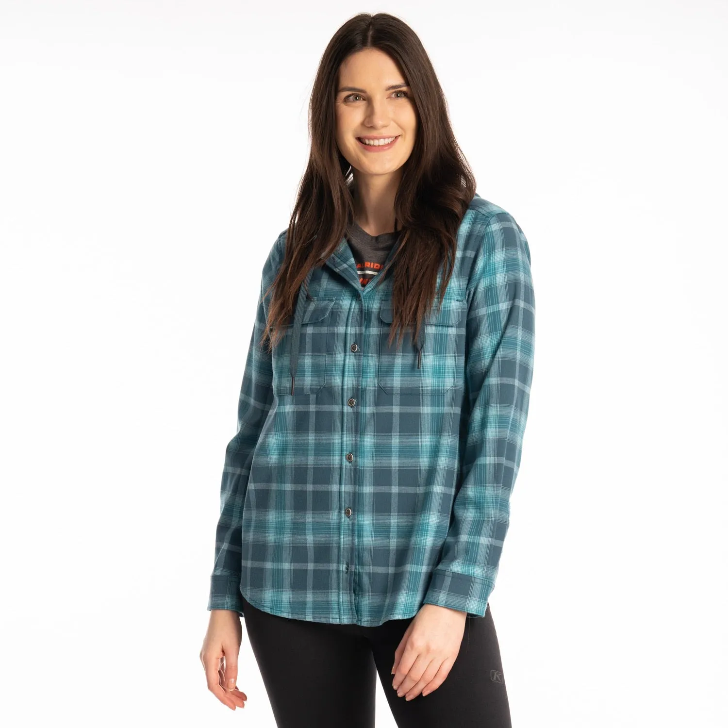 Klim Ginny Mountain Midweight Stretch Flannel Hoodie