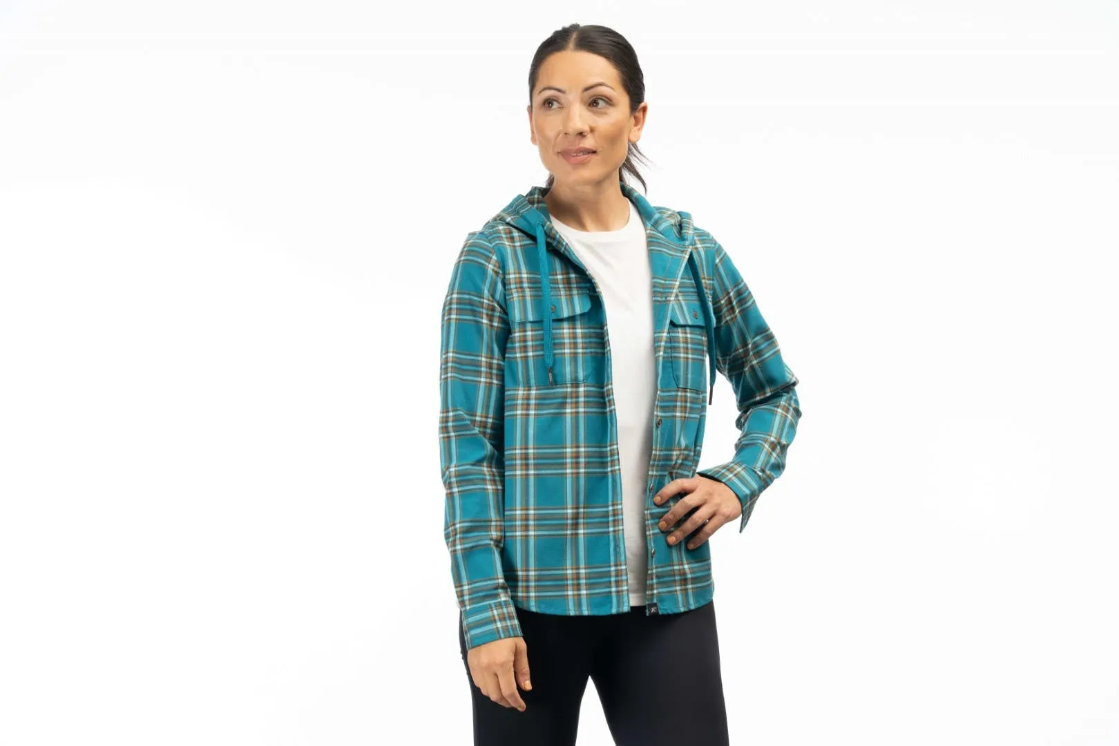 Klim Ginny Mountain Midweight Stretch Flannel Hoodie