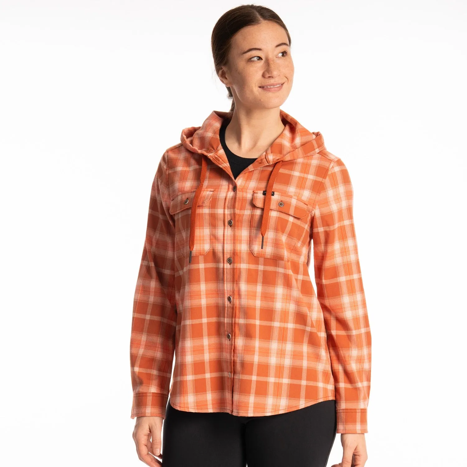 Klim Ginny Mountain Midweight Stretch Flannel Hoodie