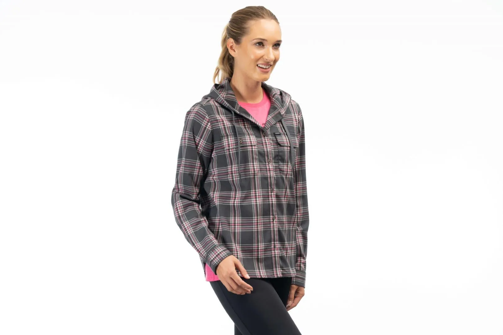 Klim Ginny Mountain Midweight Stretch Flannel Hoodie