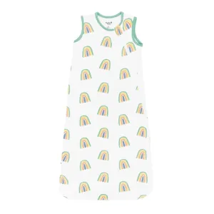 Kyte Baby 0.5 Tog Printed Sleep Bag in Wasabi Rainbow