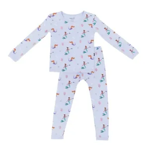 Kyte Baby Printed Long Sleeve Pajamas in Mermaid