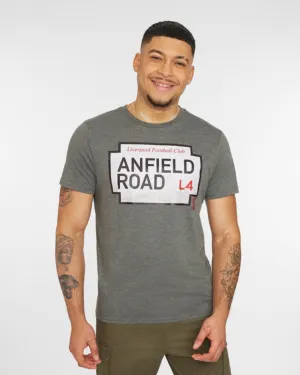 LFC Anfield Road Men's Tee GREY