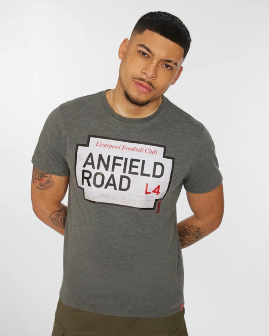 LFC Anfield Road Men's Tee GREY