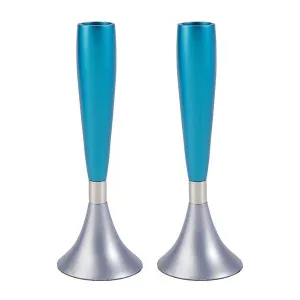 Medium Candlesticks - Light blue   Turquoise