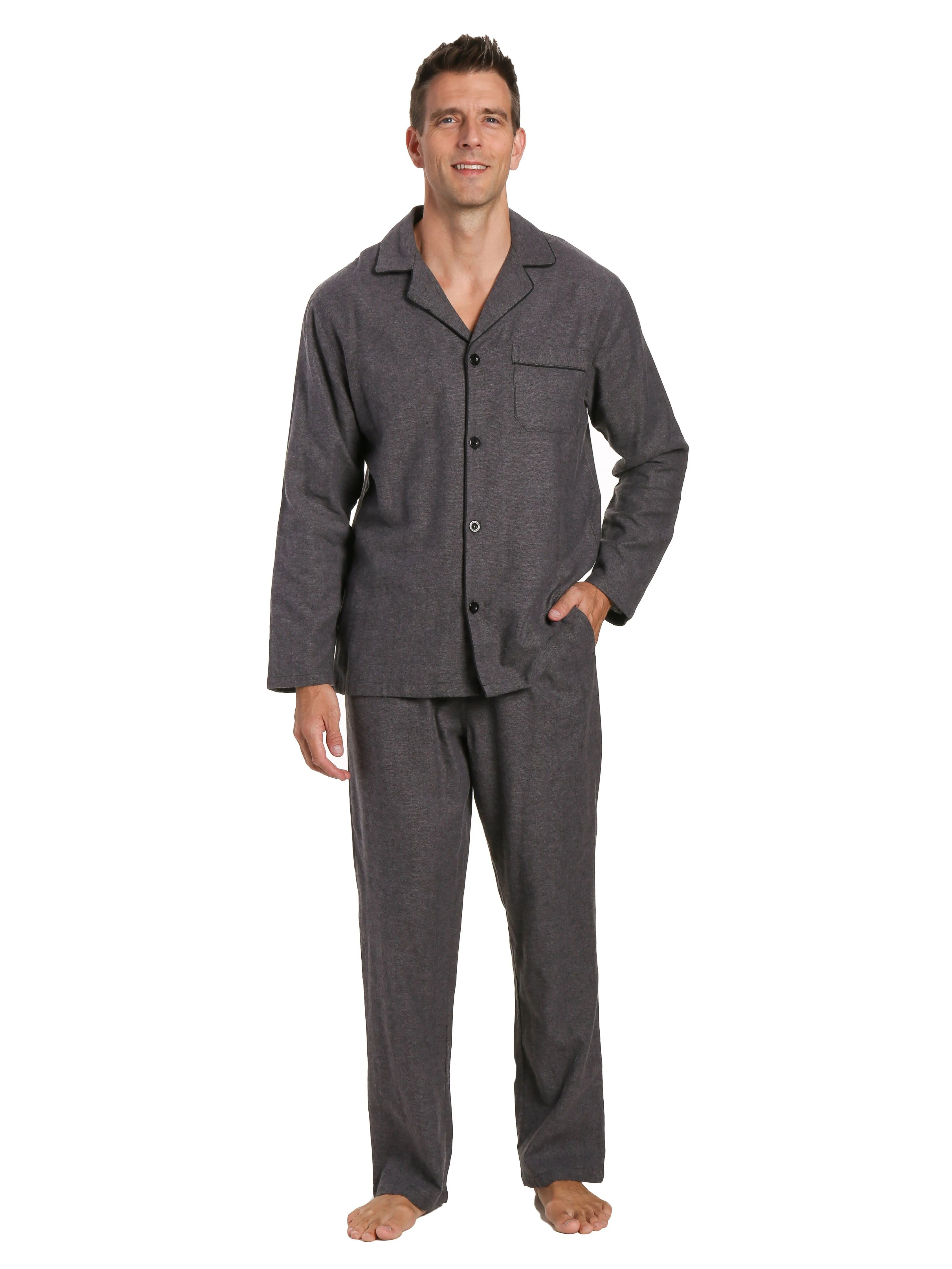 Men's 100% Cotton Flannel Pajama Set