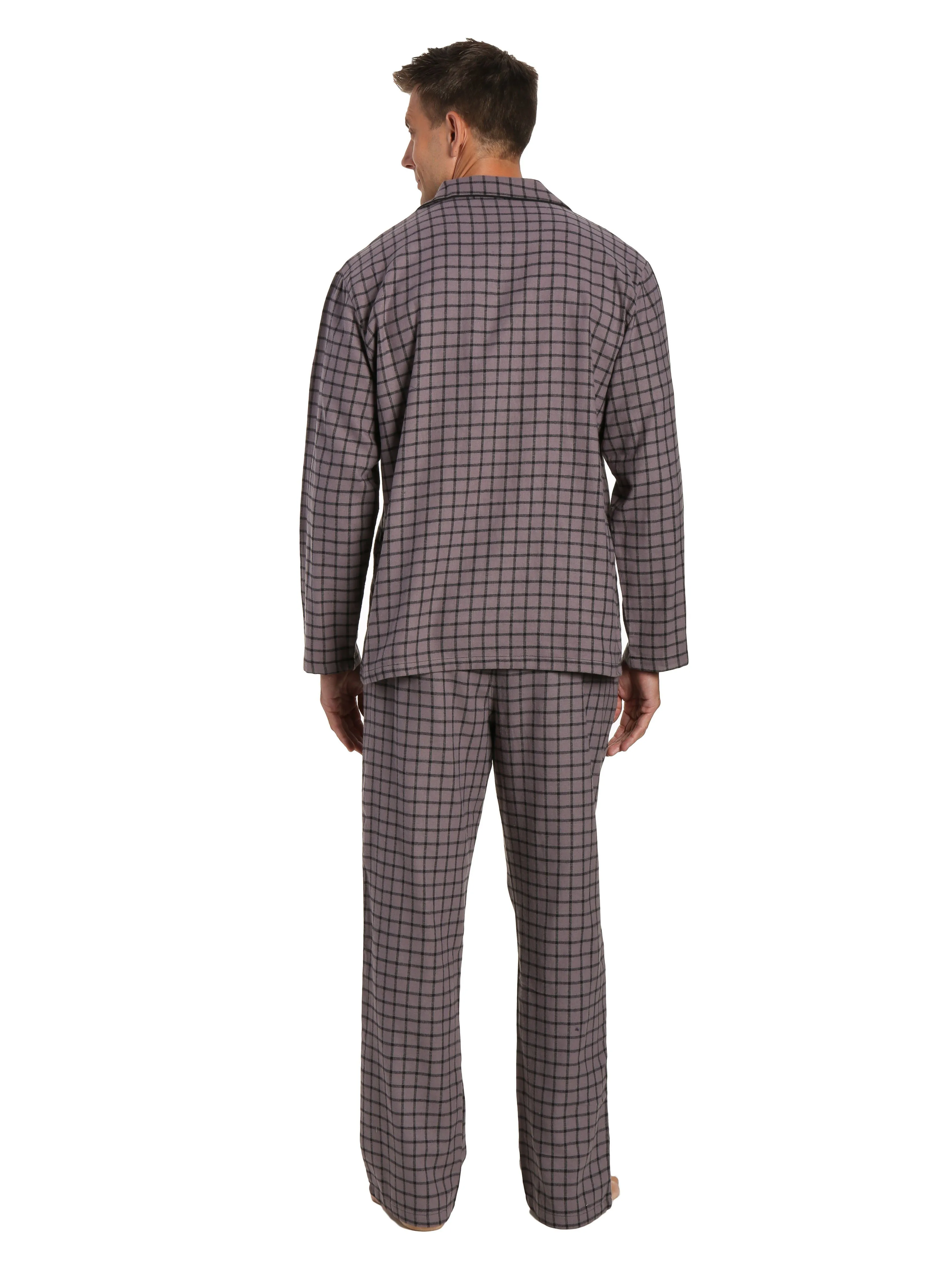 Men's 100% Cotton Flannel Pajama Set