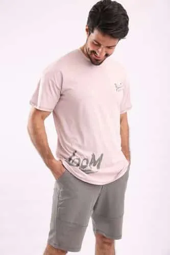 Men's Summer Pajama Set, Shorts & T-Shirt