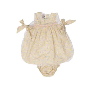 Nora Yellow Floral Bloomer Set